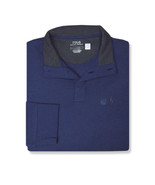 Polo Ralph Lauren Mens Navy Heath Half Button Up Cotton Sweater Medium M... - £129.55 GBP