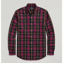 Polo Ralph Lauren Classic Fit Cotton Red Tartan Plaid Oxford Shirt | Men... - $60.00