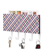 Mondxflaur Grid Flower Wall Mounted Key Hook for Front Door Wall Entryway - $23.31 CAD