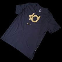 Nike KD Golden State Kevin Durant MVP Tee  Black/Gold T-Shirt Men&#39;s Size L - £25.56 GBP