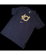 Nike KD Golden State Kevin Durant MVP Tee  Black/Gold T-Shirt Men&#39;s Size L - £25.73 GBP