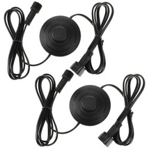 2 Pcs 6 Ft Power Cord With On Off Foot Switch For Christmas Tree Lights Decor Ou - £37.03 GBP