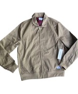 NWT Five Four Men’s Zip Up Khaki Jacket/ Coat Size Small New With Tags - $26.24