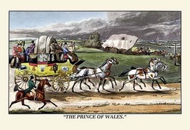 The Prince of Wales Rides on a Horse-Drawn Carriage by Henry Thomas Alken - Art  - £17.57 GBP+