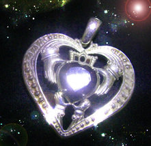 FREE WITH $99 HAUNTED NECKLACE OPEN ANY LOCKED HEART TO LOVE GIFTS  OOAK MAGICK  - Freebie