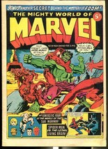 MIGHTY WORLD OF MARVEL #18 1973-SPIDER-MAN-HULK-FANTASTIC FOUR-KIRBY-UK ... - $50.93