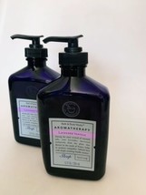 Bath &amp; Body Works Aromatherapy Sleep Lavender Vanilla 12oz Hand Soap Lot Of 2 - £66.01 GBP