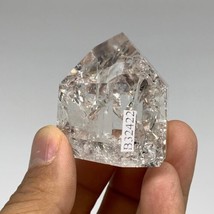 75.6g, 1.6&quot;x1.5&quot;x1.2&quot;, Cracked Quartz Crystal Tower Point Obelisk @Brazil, B3242 - £29.19 GBP