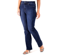 NYDJ Curve Shaper Marilyn Straight Jeans- Underground, Regular 10 - $43.56