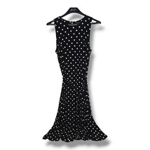 Lauren Ralph Lauren Women&#39;s Black White Polka Dot Sleeveless Dress Size 8 - £23.75 GBP