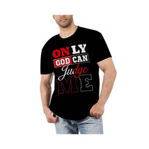 Only God Can Judge Me T Shirt   Crew Neck - Short Sleeve - Religious Tee - £15.74 GBP