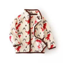 Zeebread New Arrival Boys Girls Fleece Jackets Zipper s Print Plus Velvet Thicke - £63.37 GBP