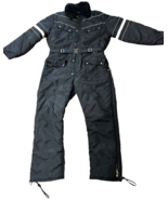 VTG mens Walls Blizzard Pruf Snowsuit Insulated Quilted Lined Black LG R... - $45.49