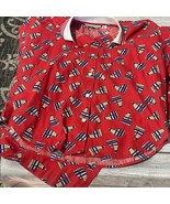 Colorful Shirt/ Skirt with Sailboat Print Vintage - €25,93 EUR