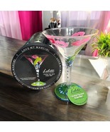 Rare Lolita “Jump Up &amp; Kiss Me” Hand Painted Love My Martini Glass- Reci... - $81.77 CAD