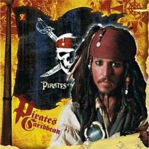 Pirates of the Caribbean 3 Dessert Napkins Birthday Party Supplies Jack Sparrow - £3.15 GBP