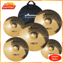 Cymbal Pack Alloy Cymbals Drum Cymbal Set 14 /16 /18 /20 Plus Free Cymbal Bag - £96.40 GBP