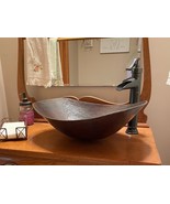 20&quot; Oval Hand Hammered Oval Roman Copper Vessel Sink - $4,785.83 MXN