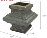 3/4&quot; Cast Iron Baluster Collar Knuckle for Square Pipe Fence Ornamental ... - $34.95