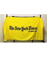 The New York Times Solid Canary Yellow w/Text Beach Towel - £117.41 GBP