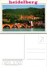 Germany Baden-Württemberg Heidelberg Arch Bridge Castle Palace Vintage Postcard - £7.49 GBP