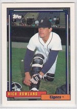 M) 1992 Topps Baseball Trading Card - Rich Rowland #472 - $36.97 MXN
