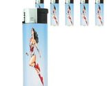 Amazon Warrior Princess D21 Lighters Set of 5 Electronic Butane  - $15.79