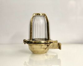 Nautical Ship Marine New Solid Brass Wall Swan Passageway Bulkhead Light 1 Piece - $114.09