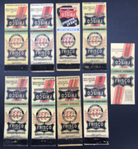 9 Vintage SLSF Frisco First Lines FFF Frisco Faster Freight Matchbook Covers - £9.99 GBP