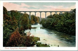 Bridges Postcard Pont Cysytllan Aqueduct Llangollen United Kingdom 1904 - £15.78 GBP