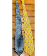 Gianni Versace Vintage Classic 100% Silk Tie Lot Of 2 Made in Spain Mult... - $127.86 CAD