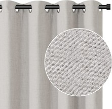 Inovaday 100% Blackout Curtains, 2 Panel Set, 84 Inch Length, Greyish Beige, - £31.91 GBP