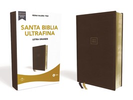 Reina Valera 1960 Santa Biblia Ultrafina Letra Grande, Leathersoft, Café, Interi - £31.23 GBP