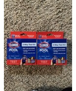 Clorox POOL &amp; SPA 3-Way TEST KIT Water Testing for pH • Chlorine Lot Of 2 - $355.84 MXN