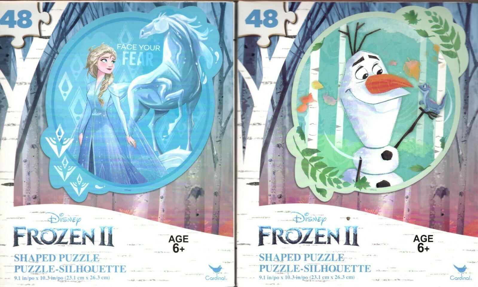 Primary image for Disney Frozen II - 48 Shaped Puzzle - (Set of 2)