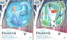 Disney Frozen II - 48 Shaped Puzzle - (Set of 2) - £11.81 GBP