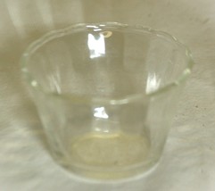 Fire King Custard Cup Ramekin Scalloped Rim Clear Glass #422 5 oz. - $9.89