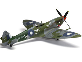 Level 4 Model Kit Supermarine Spitfire Mk.VIII Fighter Aircraft with 3 Scheme Op - $166.49