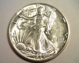 1942 WALKING LIBERTY HALF DOLLAR CHOICE ABOUT UNCIRCULATED CH. AU NICE COIN - £19.93 GBP