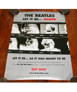 THE BEATLES Let It Be ... Naked 2003 APPLE original PROMO POSTER - $49.99