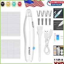 Dual Size Rechargeable Electric Eraser with 140 Refills - Ideal for Deta... - $44.58 CAD