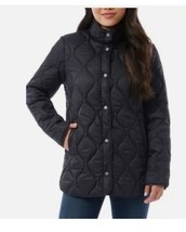 32 Degrees Women&#39;s Quilted Mock neck Fully Lined Snap Jacket Coat - £31.14 GBP