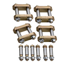 Greasable Shackle Spring Bolt Link Kit for Heavy Duty Tandem Axle Truck Trailer - £46.78 GBP