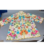 Leandra Crochet Embroidered Floral Bird Jacket Kimono - White - Rare - €29,99 EUR Leandra Crochet Embroidered Floral Bird Jacket Kimono - White - Rare - €29,99 EUR