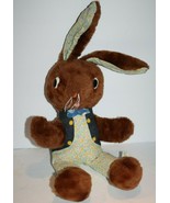 Well Made Toy Easter Bunny Rabbit 16&quot; Happiness Aid Cloth Plush Fabric H... - $1,102.36 MXN