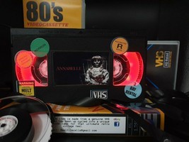 Retro VHS Lamp,Annabelle,Top Quality Amazing Gift For Any Movie Fan,Man Cave. - £14.94 GBP