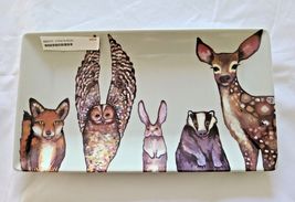 GreenBox Art + Culture Forest Animals Eli Halpin Ceramic Serveware Plate - £19.15 GBP