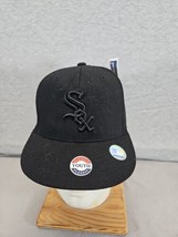 MLB Youth Flexfit Chicago Whitesox Black Baseball Cap Hat (X3) - £9.34 GBP
