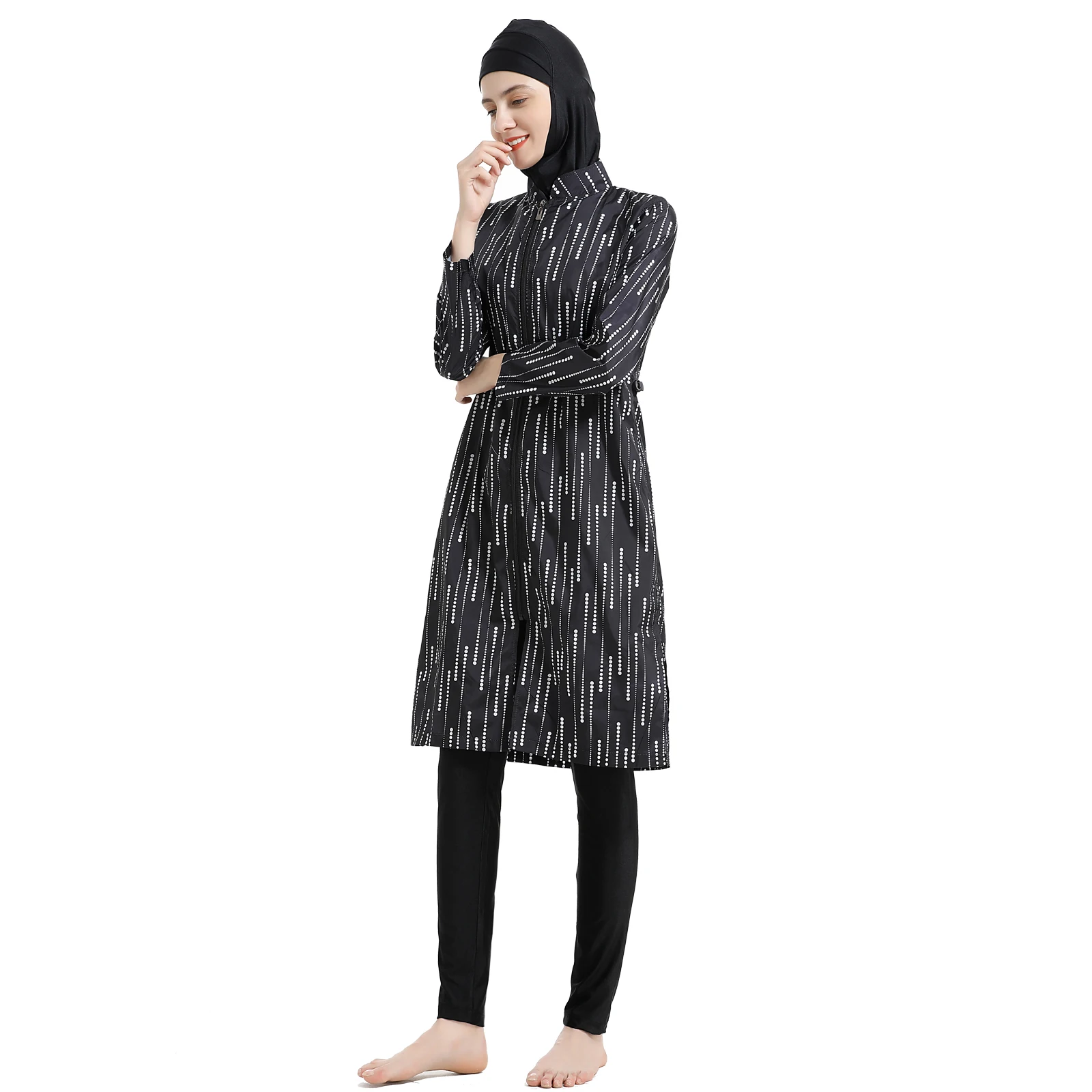 Tive sportswear beachwear bathing set burkini with hijab swimming suit for women modest thumb200