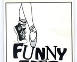 Playbill Funny Feet  Bob Bowyer 1987 Lamb&#39;s Theatre - $11.88